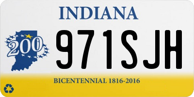 IN license plate 971SJH