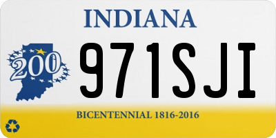IN license plate 971SJI