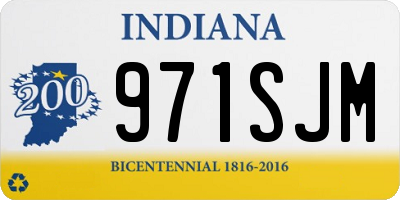 IN license plate 971SJM