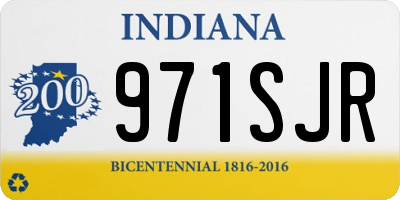 IN license plate 971SJR