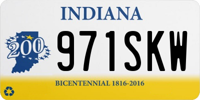 IN license plate 971SKW