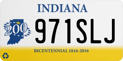 IN license plate 971SLJ