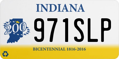 IN license plate 971SLP