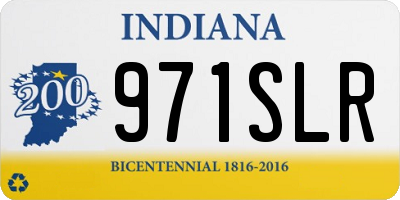 IN license plate 971SLR