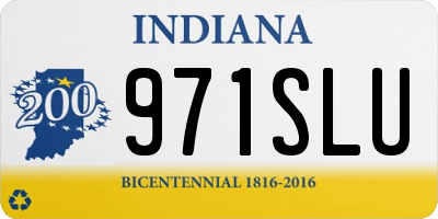 IN license plate 971SLU