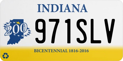 IN license plate 971SLV