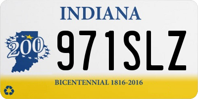 IN license plate 971SLZ