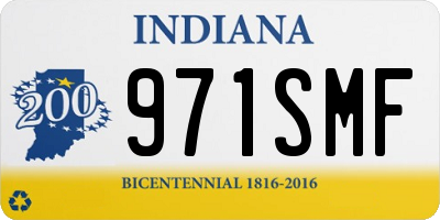 IN license plate 971SMF