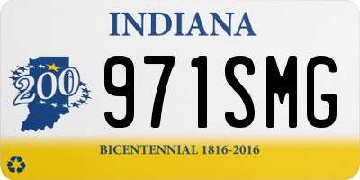 IN license plate 971SMG