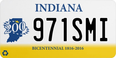 IN license plate 971SMI