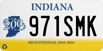 IN license plate 971SMK