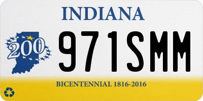 IN license plate 971SMM
