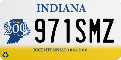 IN license plate 971SMZ