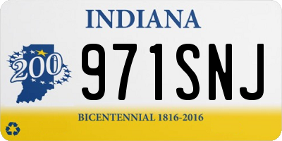 IN license plate 971SNJ