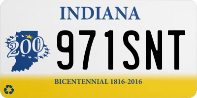IN license plate 971SNT