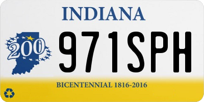 IN license plate 971SPH