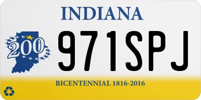 IN license plate 971SPJ