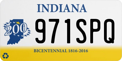 IN license plate 971SPQ