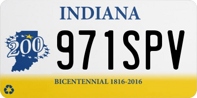 IN license plate 971SPV