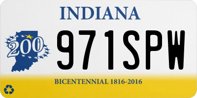 IN license plate 971SPW