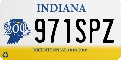 IN license plate 971SPZ