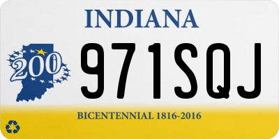 IN license plate 971SQJ