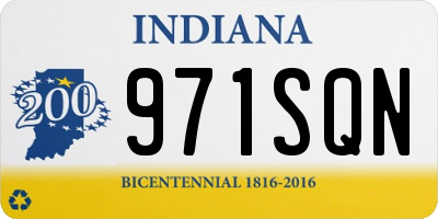 IN license plate 971SQN