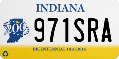 IN license plate 971SRA