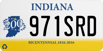 IN license plate 971SRD