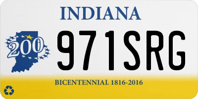 IN license plate 971SRG