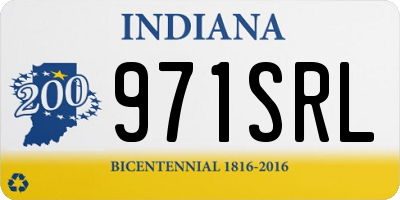 IN license plate 971SRL
