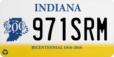 IN license plate 971SRM