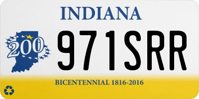IN license plate 971SRR
