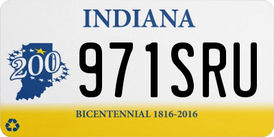 IN license plate 971SRU