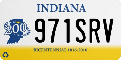 IN license plate 971SRV