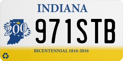 IN license plate 971STB