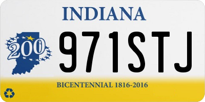 IN license plate 971STJ