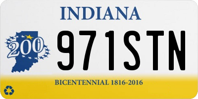 IN license plate 971STN