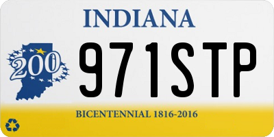 IN license plate 971STP