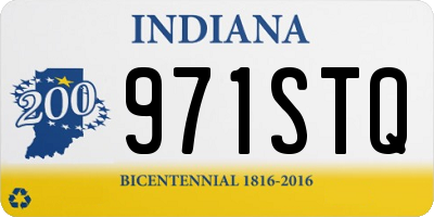 IN license plate 971STQ