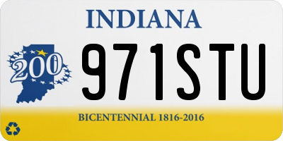 IN license plate 971STU
