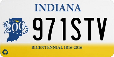 IN license plate 971STV