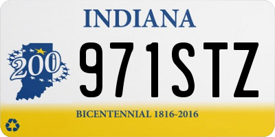 IN license plate 971STZ