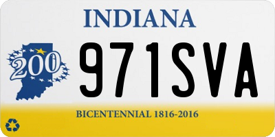 IN license plate 971SVA