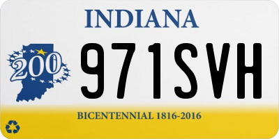 IN license plate 971SVH