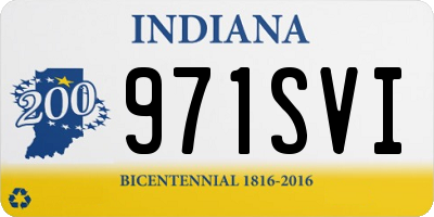 IN license plate 971SVI