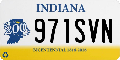 IN license plate 971SVN