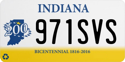 IN license plate 971SVS