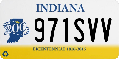 IN license plate 971SVV
