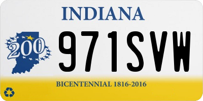 IN license plate 971SVW